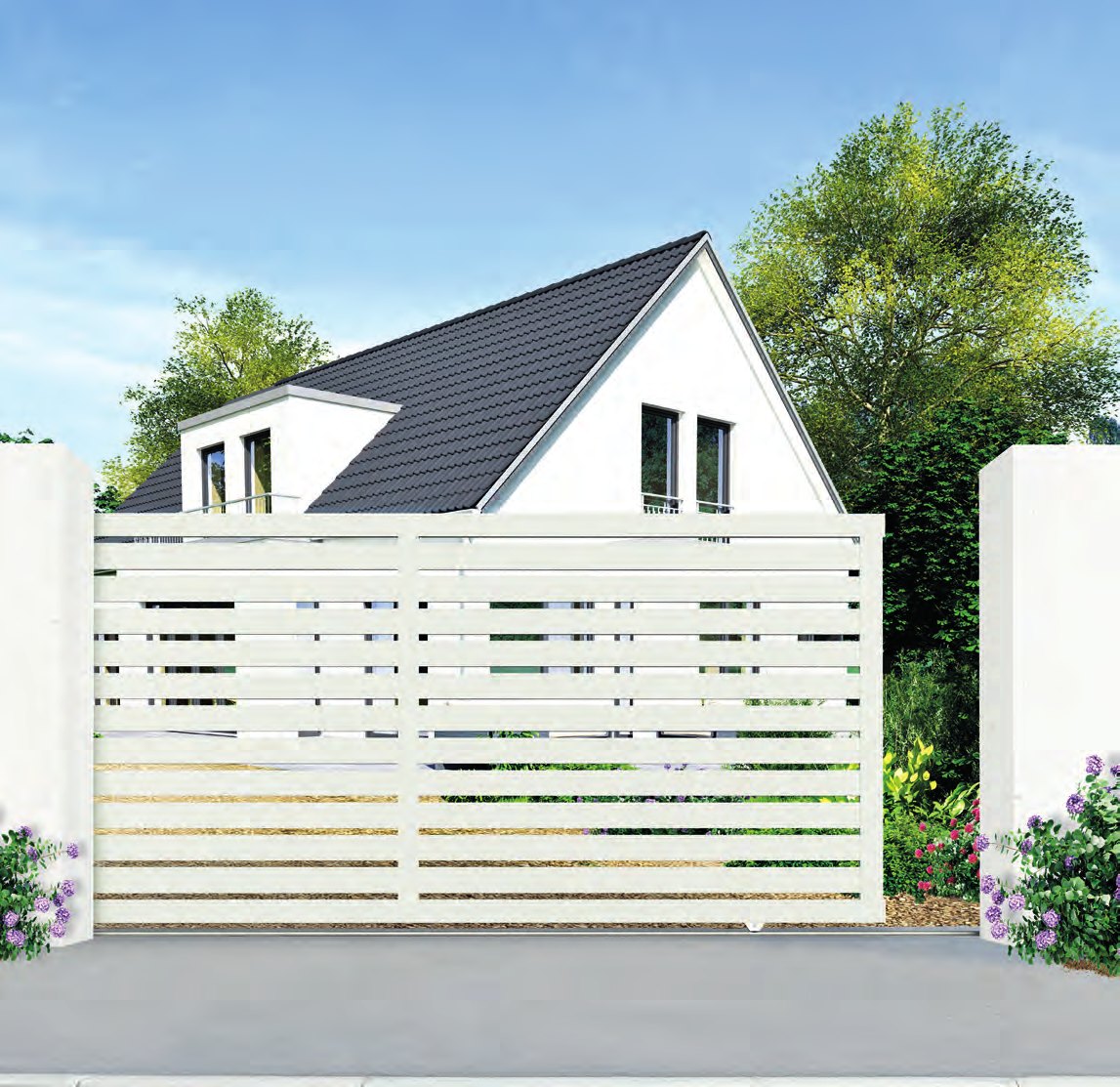 Portails Portail coulissant : nos prestations